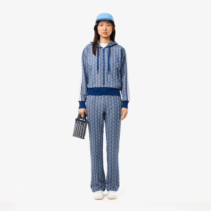 Женская жаккардовая толстовка Lacoste Женская жаккардовая толстовка Lacoste