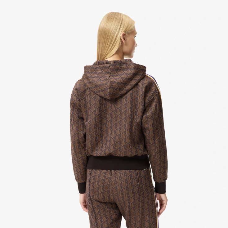 Женская жаккардовая толстовка Lacoste Женская жаккардовая толстовка Lacoste