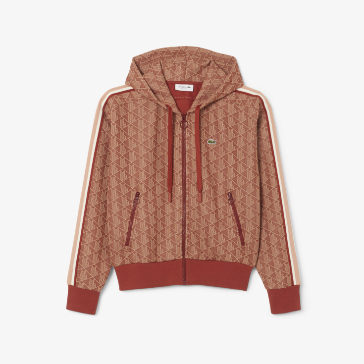 Женская жаккардовая толстовка Lacoste Женская жаккардовая толстовка Lacoste