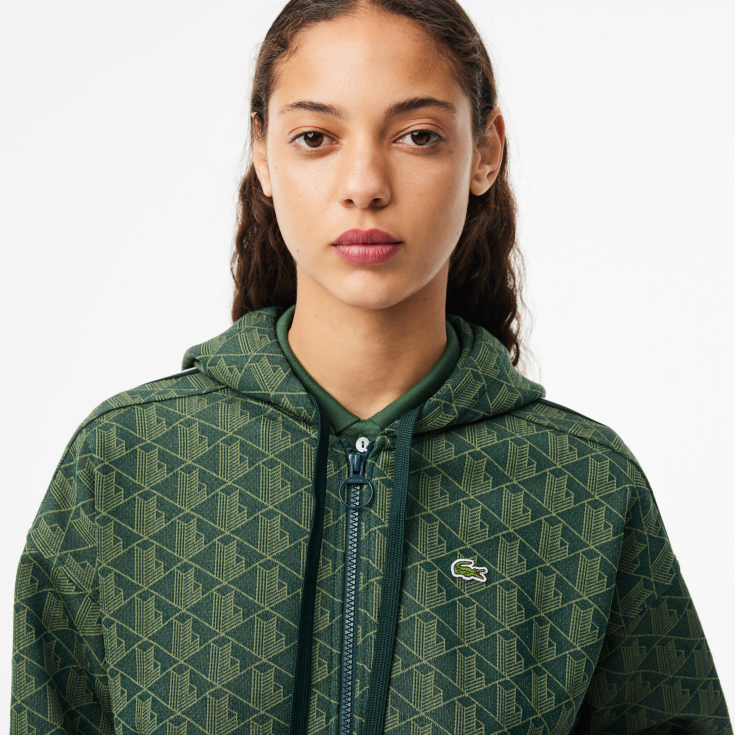 Женская жаккардовая толстовка Lacoste Женская жаккардовая толстовка Lacoste