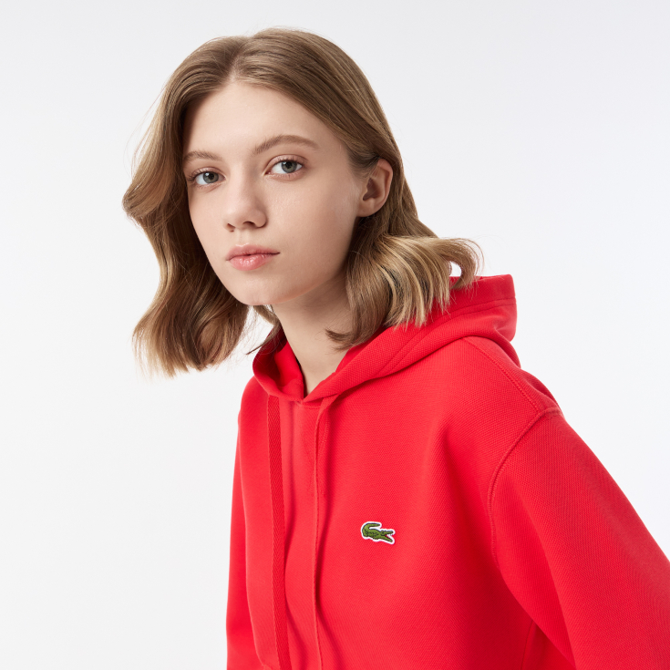 Женская толстовка Lacoste с капюшоном Женская толстовка Lacoste с капюшоном