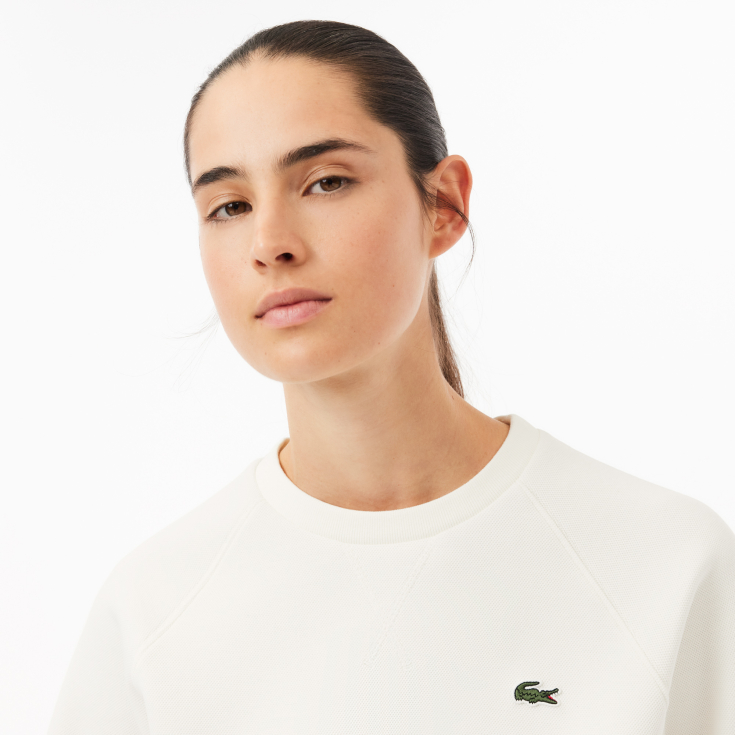 Женский свитшот Lacoste Regular Fit из хлопка Женский свитшот Lacoste Regular Fit из хлопка