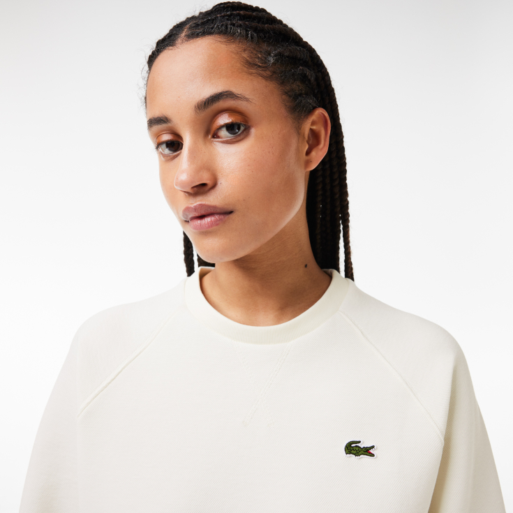 Женский свитшот Lacoste Regular Fit из хлопка Женский свитшот Lacoste Regular Fit из хлопка