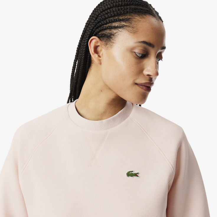 Женский свитшот Lacoste Regular Fit из хлопка Женский свитшот Lacoste Regular Fit из хлопка