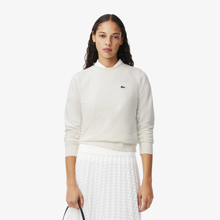 Женская флисовая толстовка Lacoste Loose Fit Женская флисовая толстовка Lacoste Loose Fit