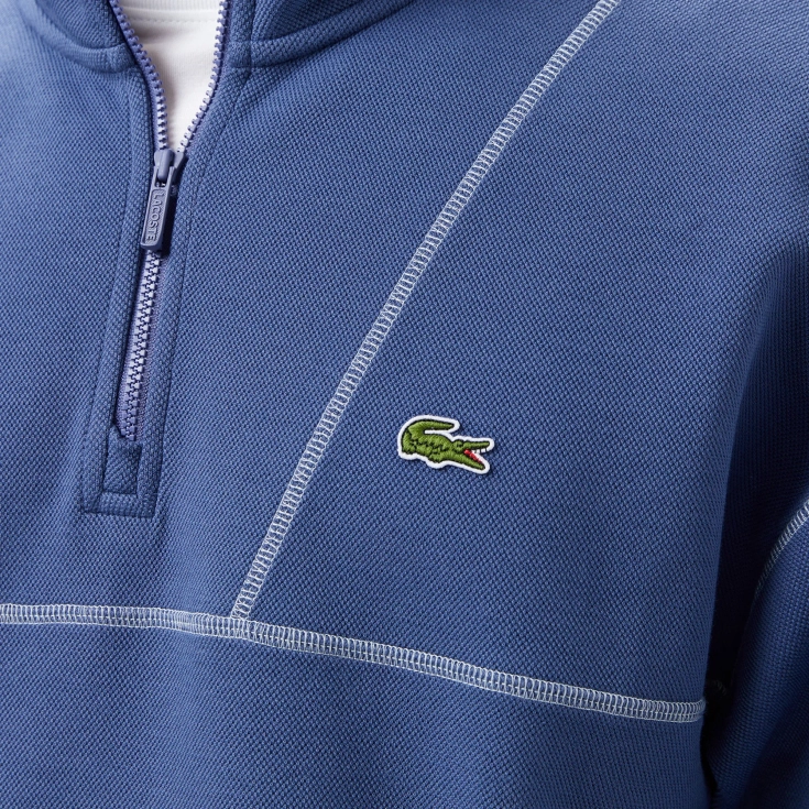 Мужская толстовка Lacoste из смеси эластичного органического хлопка Мужская толстовка Lacoste из смеси эластичного органического хлопка