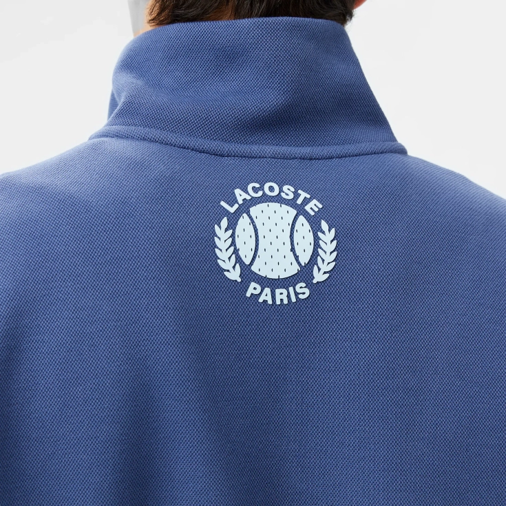 Мужская толстовка Lacoste из смеси эластичного органического хлопка Мужская толстовка Lacoste из смеси эластичного органического хлопка