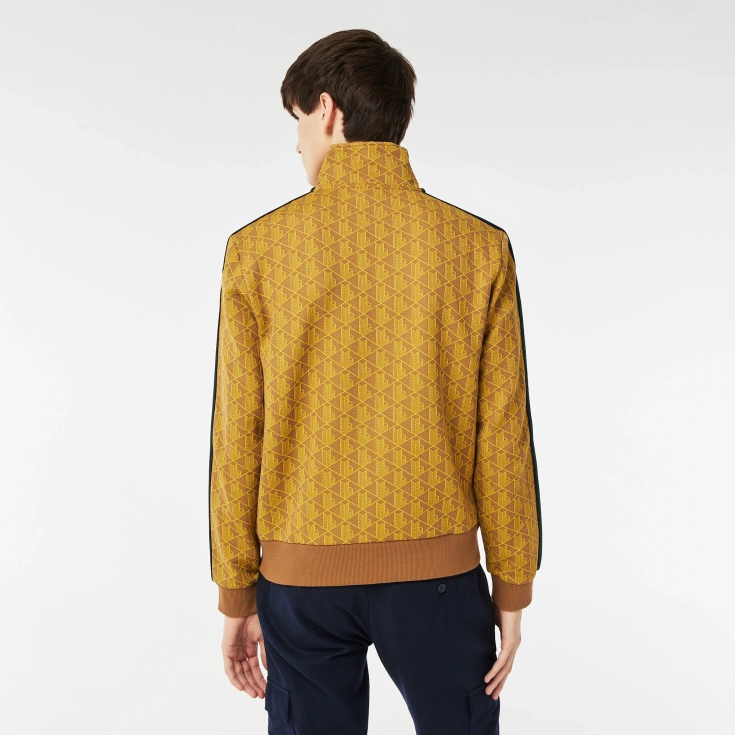 Мужская жаккардовая толстовка Lacoste PARIS с монограммой Мужская жаккардовая толстовка Lacoste PARIS с монограммой