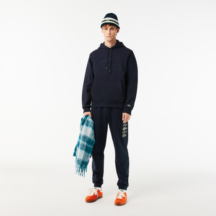 Мужское худи Lacoste с флисом Мужское худи Lacoste с флисом