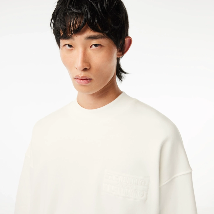 Мужской свитшот Lacoste Oversized из органического хлопка Мужской свитшот Lacoste Oversized из органического хлопка