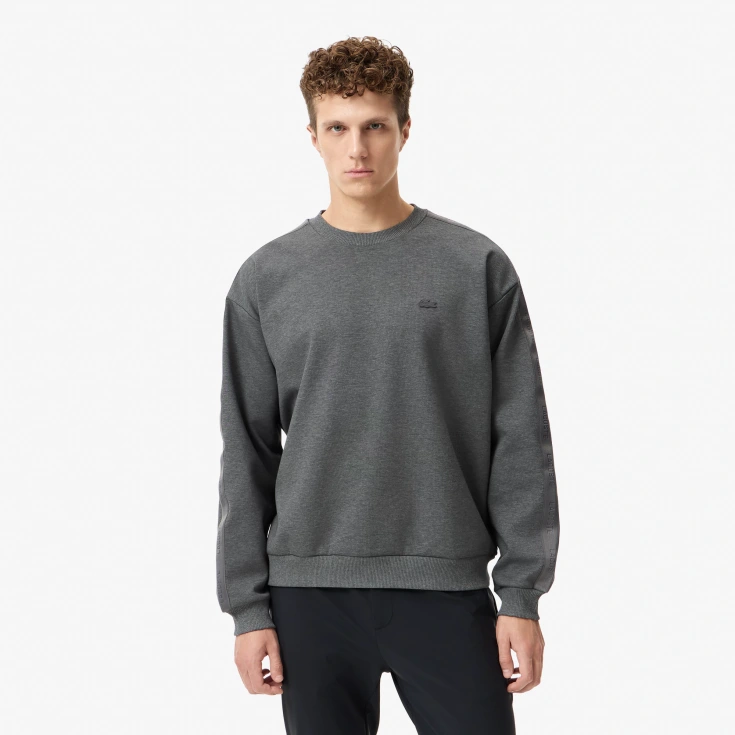 Мужской хлопковый свитшот Lacoste RELAXED FIT Мужской хлопковый свитшот Lacoste RELAXED FIT