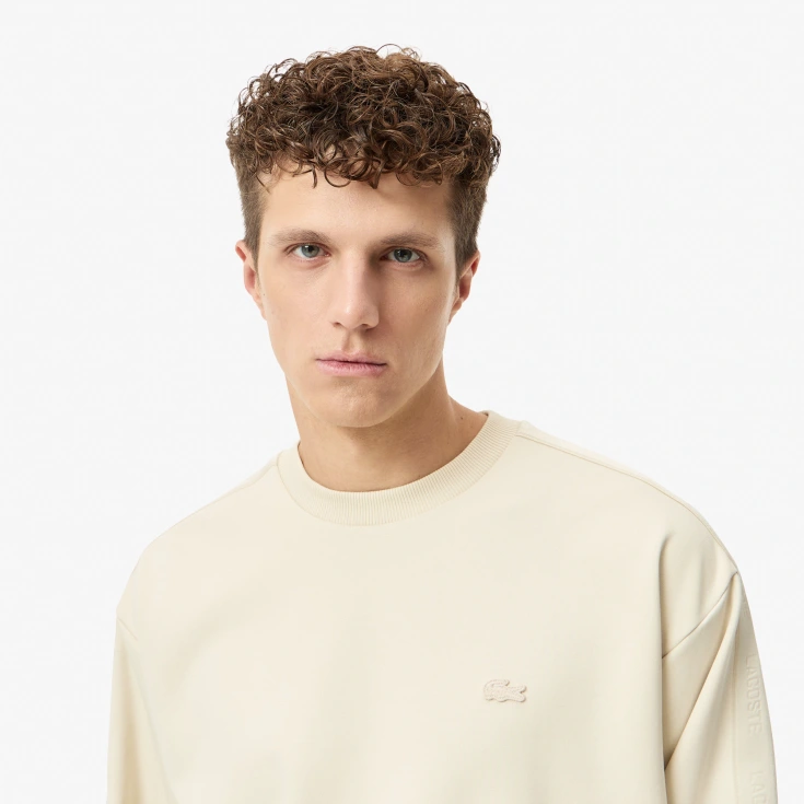 Мужской хлопковый свитшот Lacoste RELAXED FIT Мужской хлопковый свитшот Lacoste RELAXED FIT