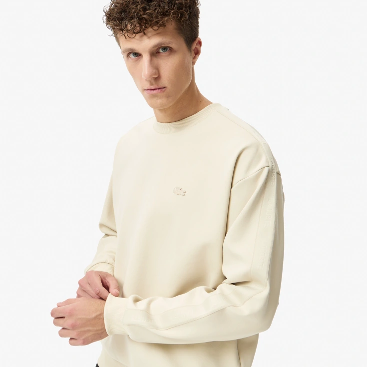 Мужской хлопковый свитшот Lacoste RELAXED FIT Мужской хлопковый свитшот Lacoste RELAXED FIT