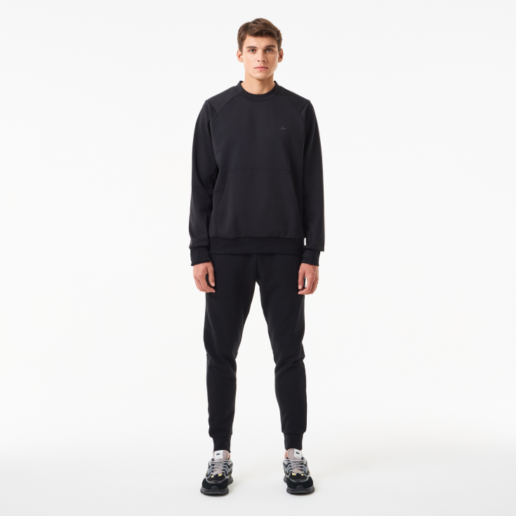 Мужской свитшот Lacoste Crew Neck с карманом-кенгуру Мужской свитшот Lacoste Crew Neck с карманом-кенгуру