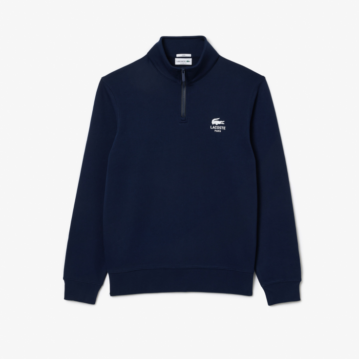 Свитшот Lacoste Unisex с застежкой-молнией с высоким воротом Свитшот Lacoste Unisex с застежкой-молнией с высоким воротом