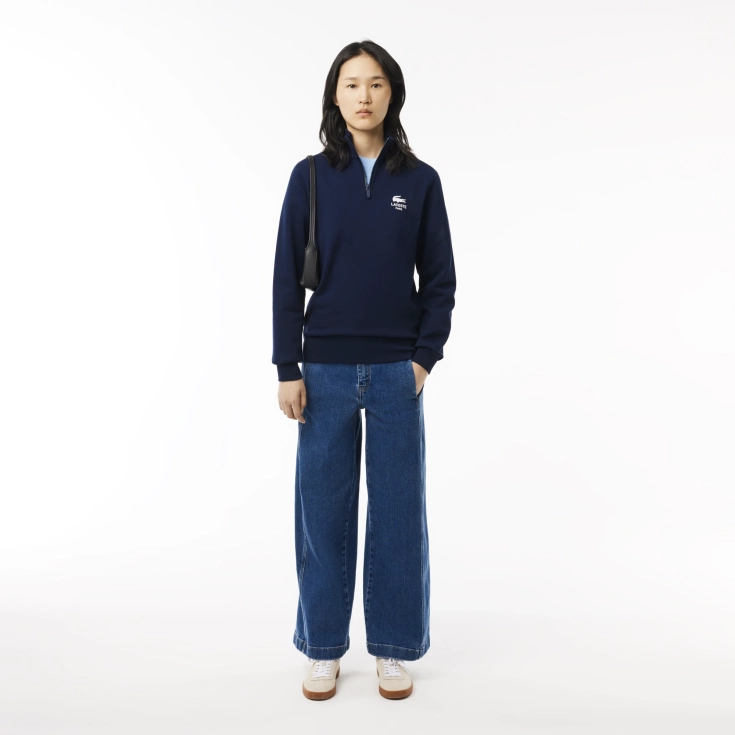 Свитшот Lacoste Unisex с застежкой-молнией с высоким воротом Свитшот Lacoste Unisex с застежкой-молнией с высоким воротом