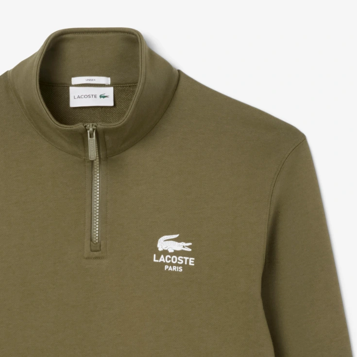 Свитшот Lacoste Unisex с застежкой-молнией с высоким воротом Свитшот Lacoste Unisex с застежкой-молнией с высоким воротом