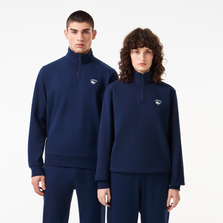 Свитшот Lacoste Unisex с застежкой-молнией с высоким воротом Свитшот Lacoste Unisex с застежкой-молнией с высоким воротом