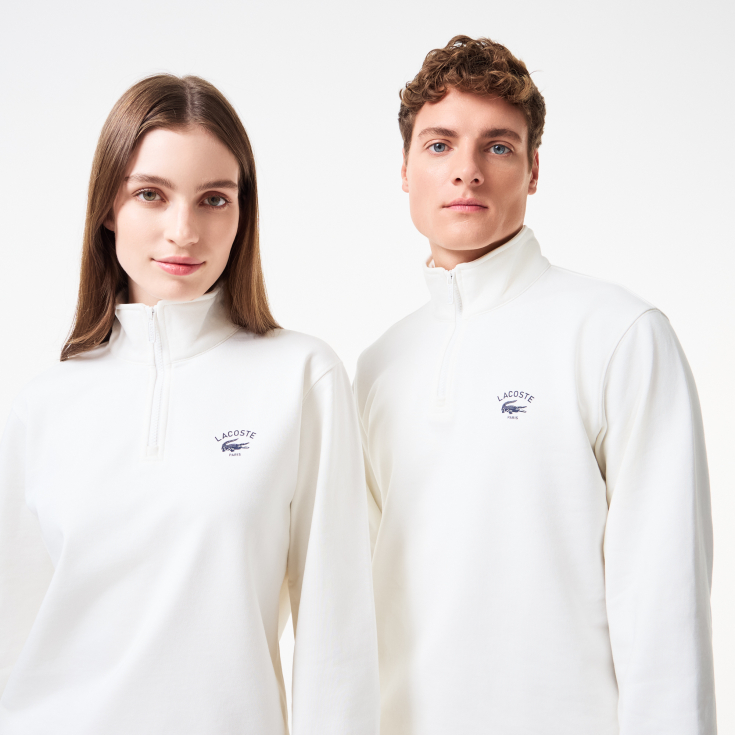 Свитшот Lacoste Unisex с застежкой-молнией с высоким воротом Свитшот Lacoste Unisex с застежкой-молнией с высоким воротом
