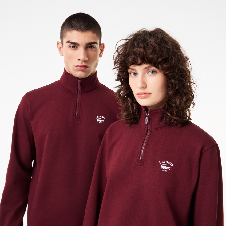 Свитшот Lacoste Unisex с застежкой-молнией с высоким воротом Свитшот Lacoste Unisex с застежкой-молнией с высоким воротом