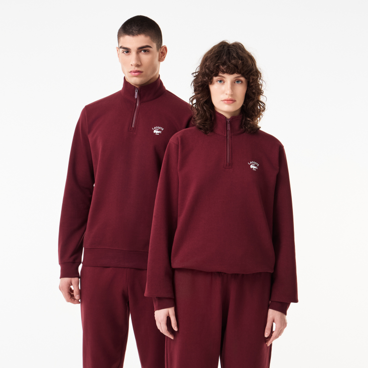 Свитшот Lacoste Unisex с застежкой-молнией с высоким воротом Свитшот Lacoste Unisex с застежкой-молнией с высоким воротом