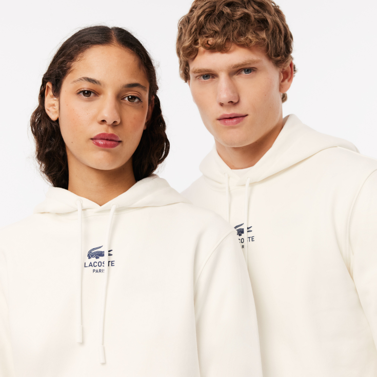 Хлопковая толстовка Lacoste Unisex с капюшоном Хлопковая толстовка Lacoste Unisex с капюшоном