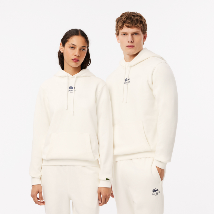 Хлопковая толстовка Lacoste Unisex с капюшоном Хлопковая толстовка Lacoste Unisex с капюшоном