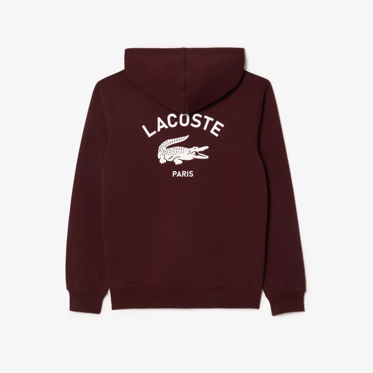 Хлопковая толстовка Lacoste Unisex с капюшоном Хлопковая толстовка Lacoste Unisex с капюшоном