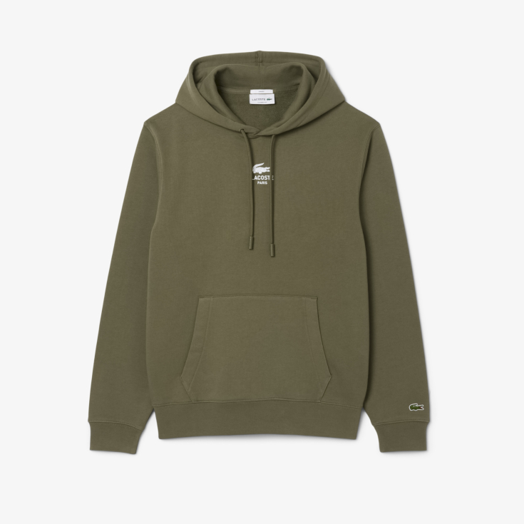 Хлопковая толстовка Lacoste Unisex с капюшоном Хлопковая толстовка Lacoste Unisex с капюшоном