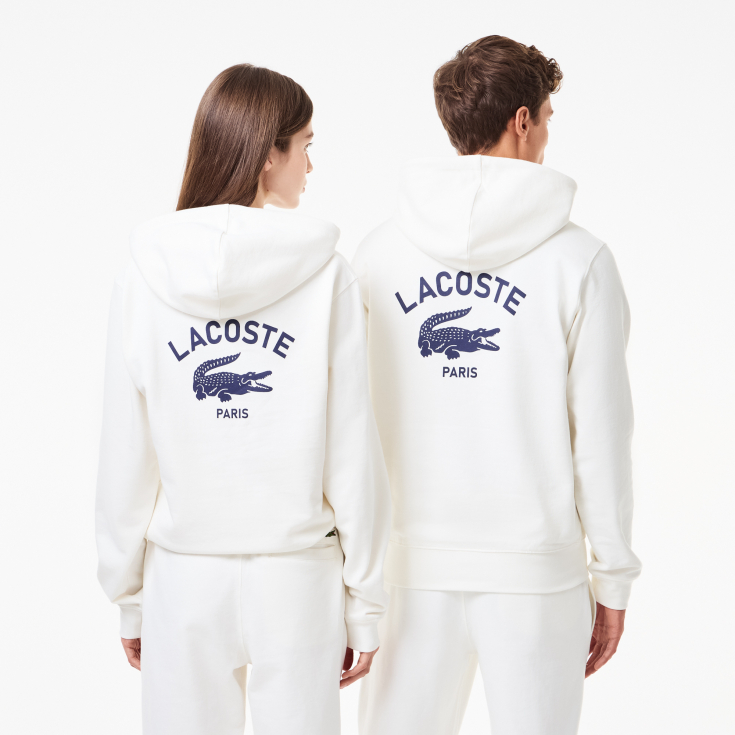 Хлопковая толстовка - худи Lacoste Unisex с капюшоном Хлопковая толстовка - худи Lacoste Unisex с капюшоном
