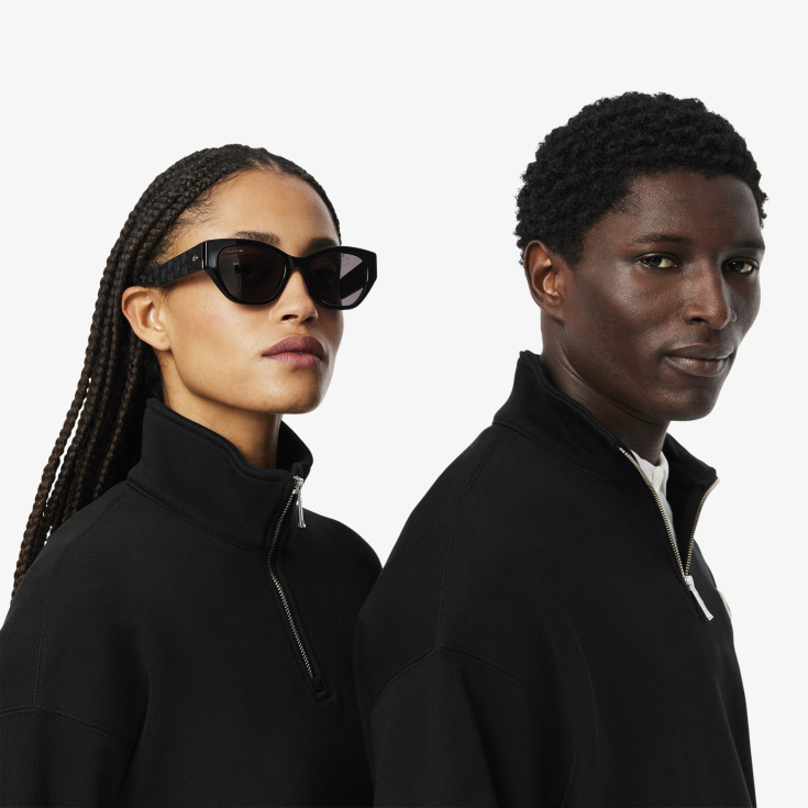 Толстовка Lacoste Unisex с молнией и высоким воротом Толстовка Lacoste Unisex с молнией и высоким воротом