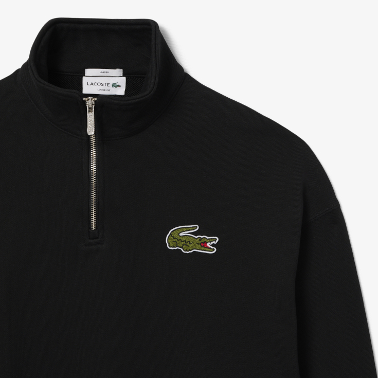 Толстовка Lacoste Unisex с молнией и высоким воротом Толстовка Lacoste Unisex с молнией и высоким воротом
