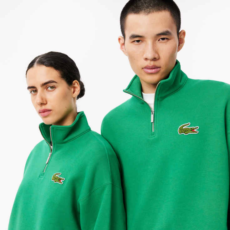 Толстовка Lacoste Unisex с молнией и высоким воротом Толстовка Lacoste Unisex с молнией и высоким воротом