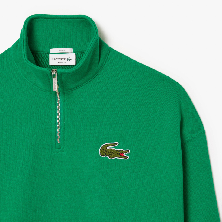 Толстовка Lacoste Unisex с молнией и высоким воротом Толстовка Lacoste Unisex с молнией и высоким воротом