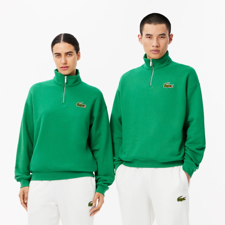 Толстовка Lacoste Unisex с молнией и высоким воротом Толстовка Lacoste Unisex с молнией и высоким воротом