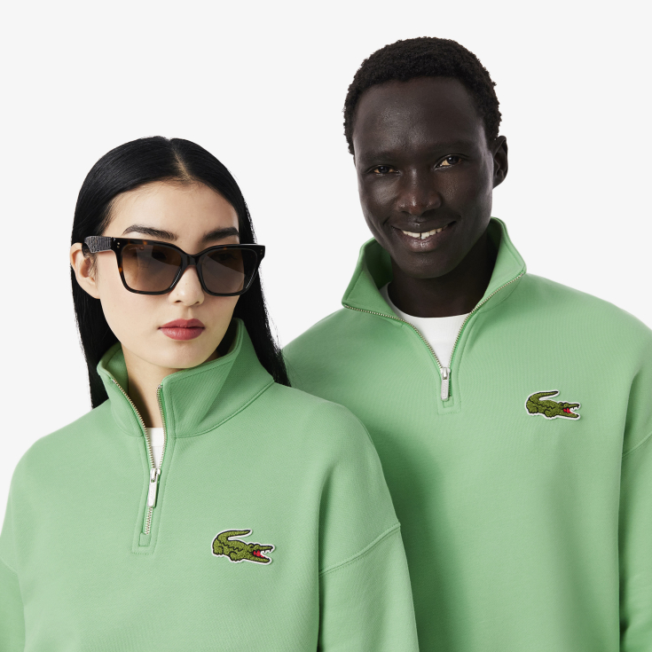 Толстовка Lacoste Unisex с молнией и высоким воротом Толстовка Lacoste Unisex с молнией и высоким воротом