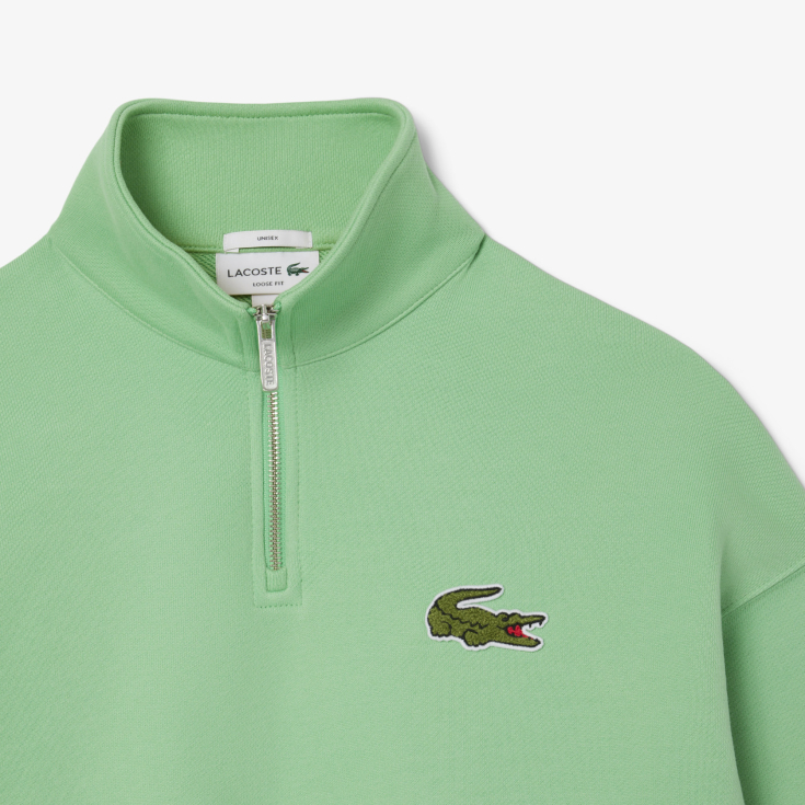Толстовка Lacoste Unisex с молнией и высоким воротом Толстовка Lacoste Unisex с молнией и высоким воротом