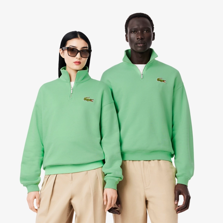 Толстовка Lacoste Unisex с молнией и высоким воротом Толстовка Lacoste Unisex с молнией и высоким воротом
