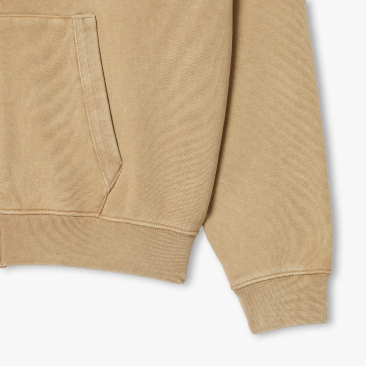 Толстовка Lacoste Loose Fit Unisex с эффектом стирки Толстовка Lacoste Loose Fit Unisex с эффектом стирки