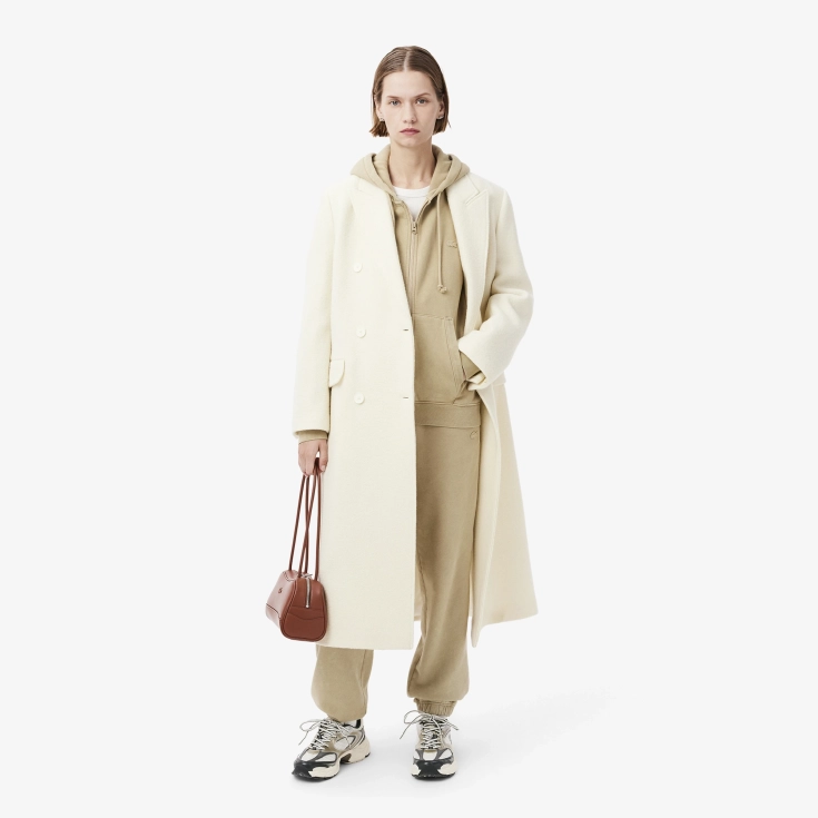 Толстовка Lacoste Loose Fit Unisex с эффектом стирки Толстовка Lacoste Loose Fit Unisex с эффектом стирки