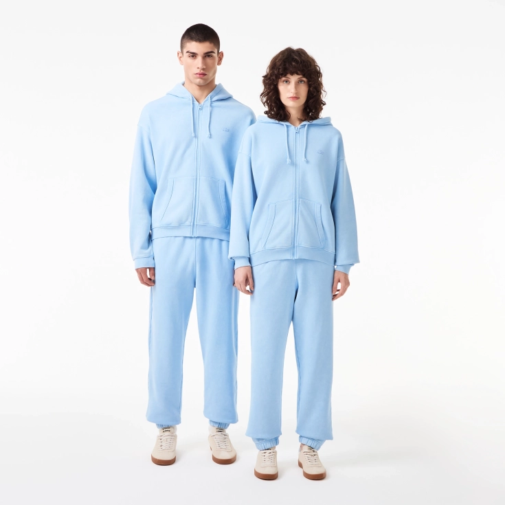 Толстовка Lacoste Loose Fit Unisex с эффектом стирки Толстовка Lacoste Loose Fit Unisex с эффектом стирки