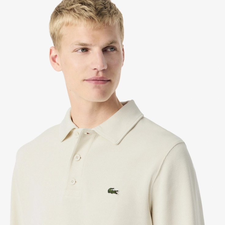 Мужская толстовка Lacoste с воротником-поло из хлопка Мужская толстовка Lacoste с воротником-поло из хлопка