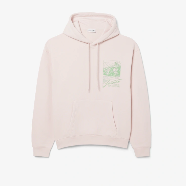 Мужской хлопковый свитшот Lacoste Loose Fit Мужской хлопковый свитшот Lacoste Loose Fit