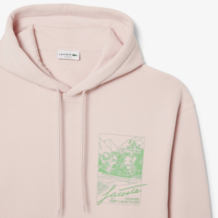 Мужской хлопковый свитшот Lacoste Loose Fit Мужской хлопковый свитшот Lacoste Loose Fit