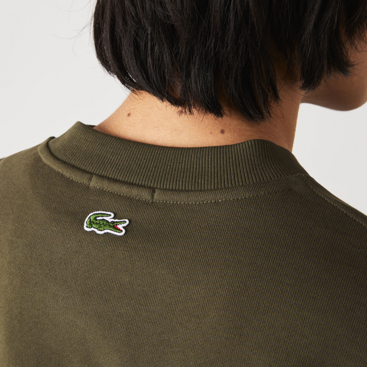 Флисовый свитшот Lacoste Unisex с 3D-логотипом Флисовый свитшот Lacoste Unisex с 3D-логотипом