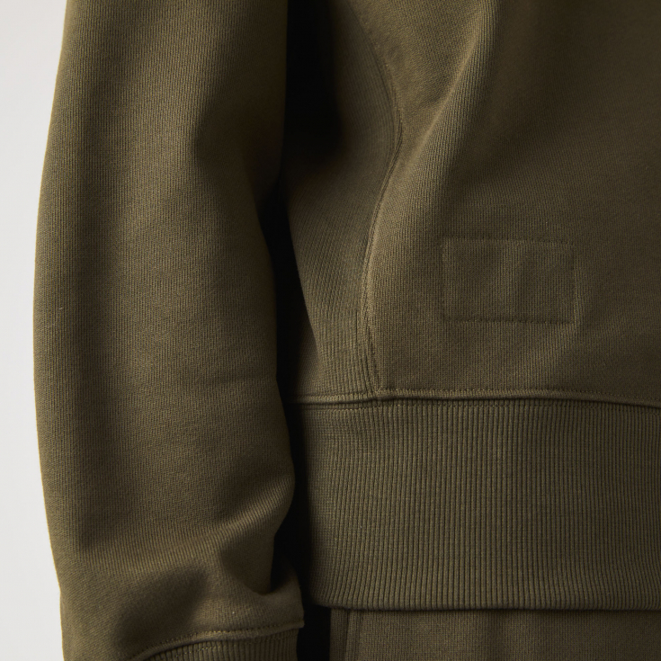 Флисовый свитшот Lacoste Unisex с 3D-логотипом Флисовый свитшот Lacoste Unisex с 3D-логотипом