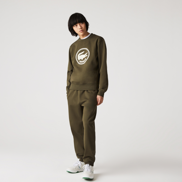 Флисовый свитшот Lacoste Unisex с 3D-логотипом Флисовый свитшот Lacoste Unisex с 3D-логотипом