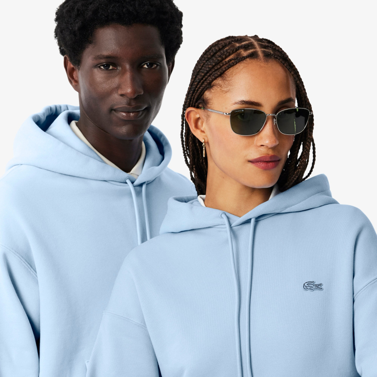 Мужской хлопковый свитшот Lacoste Loose Fit Мужской хлопковый свитшот Lacoste Loose Fit