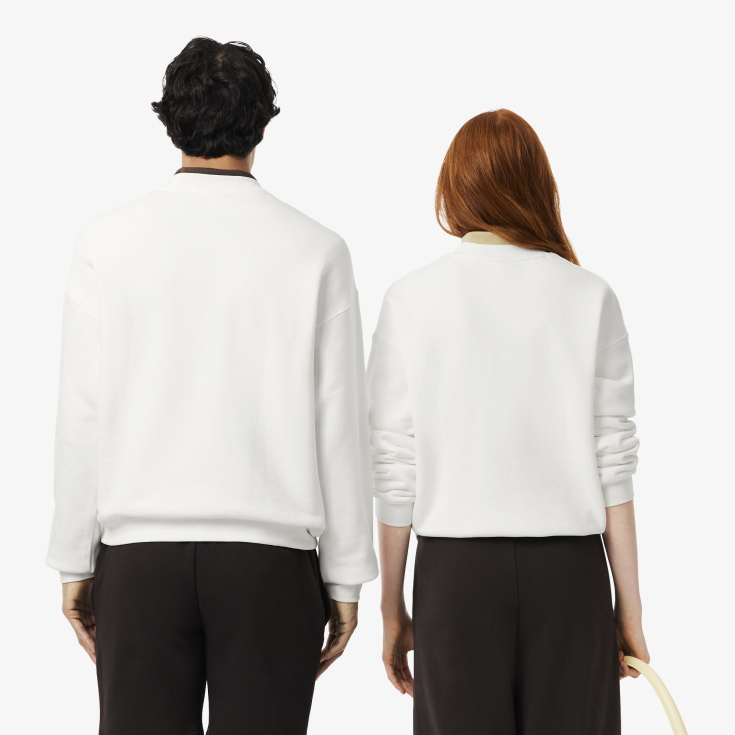 Хлопковый свитшот Lacoste Loose Fit Unisex Хлопковый свитшот Lacoste Loose Fit Unisex