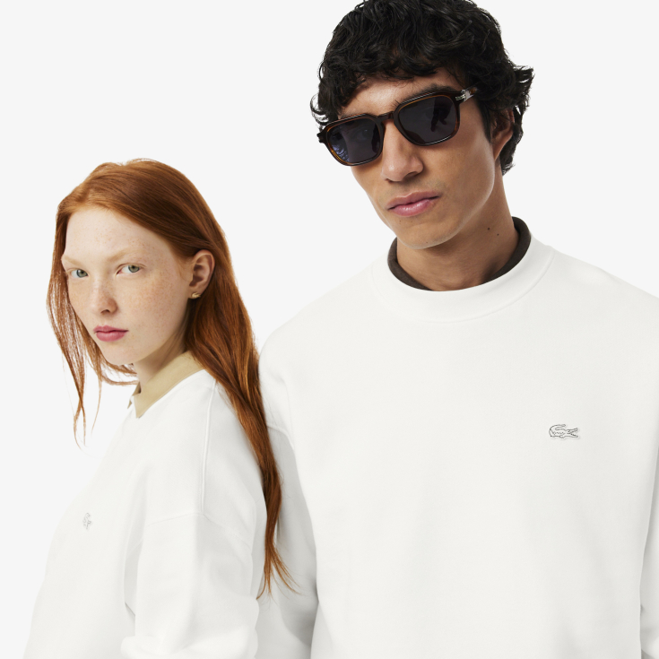 Хлопковый свитшот Lacoste Loose Fit Unisex Хлопковый свитшот Lacoste Loose Fit Unisex